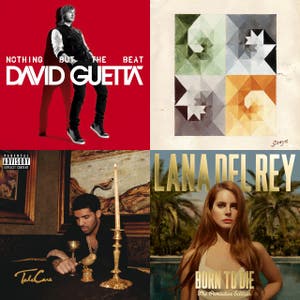 Top 20 Most Popular Albums of 2012