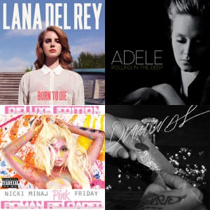 Top 20 Most Popular Female Artists of 2012